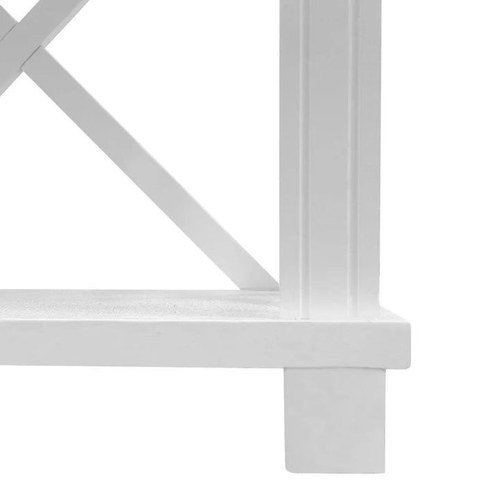 Sorrento White Hampton 3 Drawers Console Table