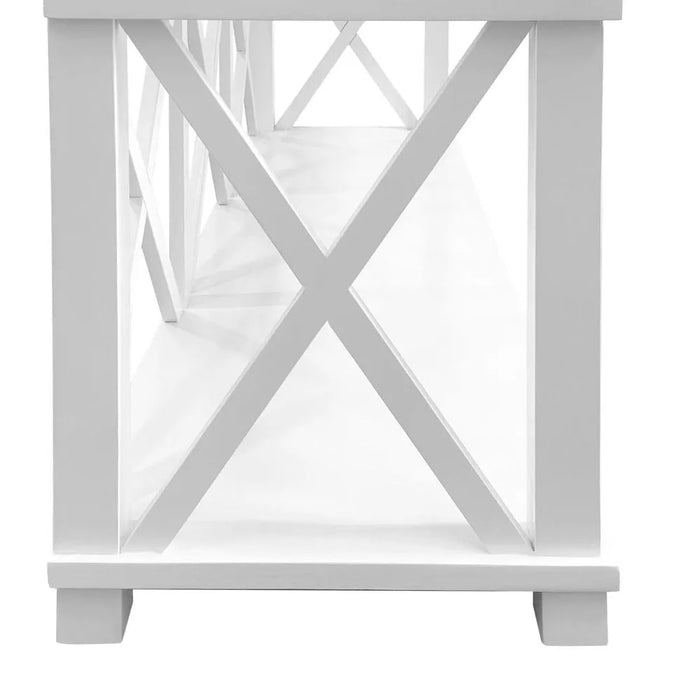 Sorrento White Hampton 3 Drawers Console Table