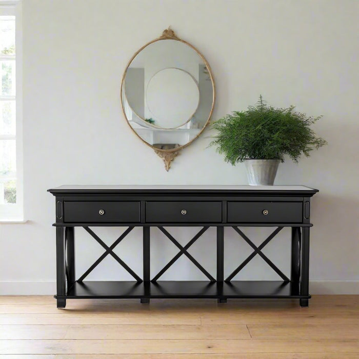 Hampton 3 Drawers Console Table,190cm