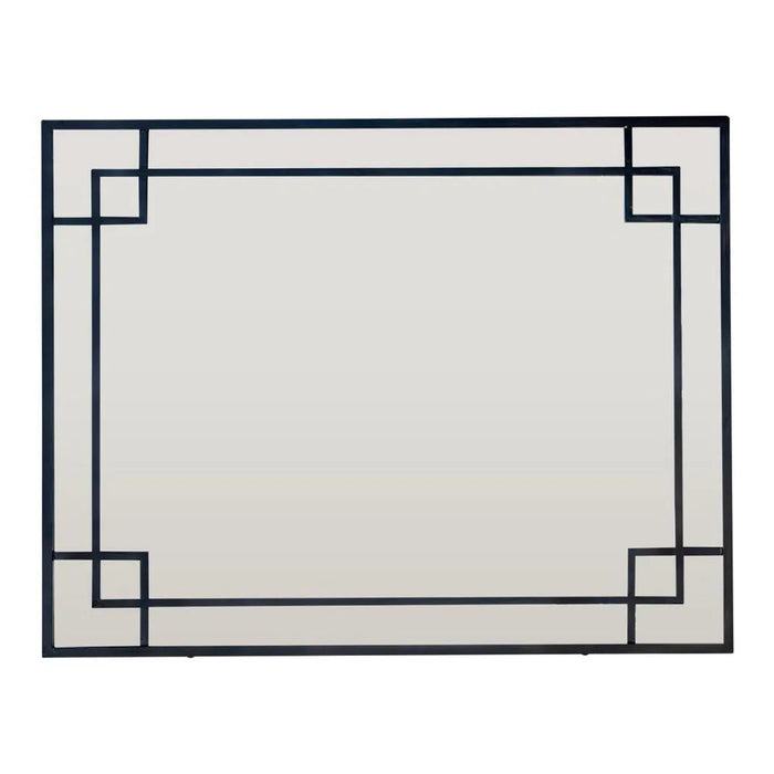 Hoxton 1.6m White Mirror With Corner Detail