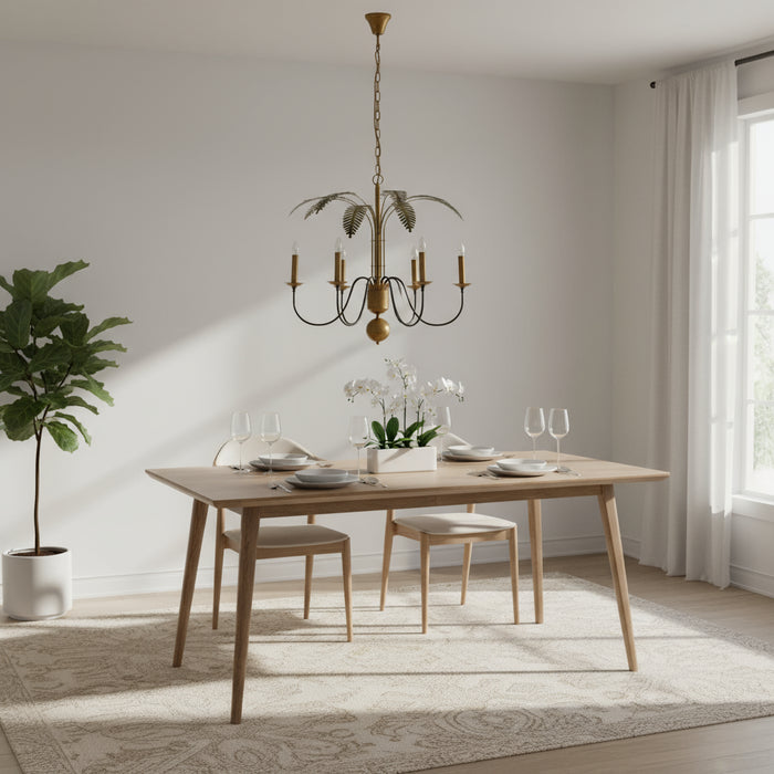 Coast Palm Leaves Chandelier Light