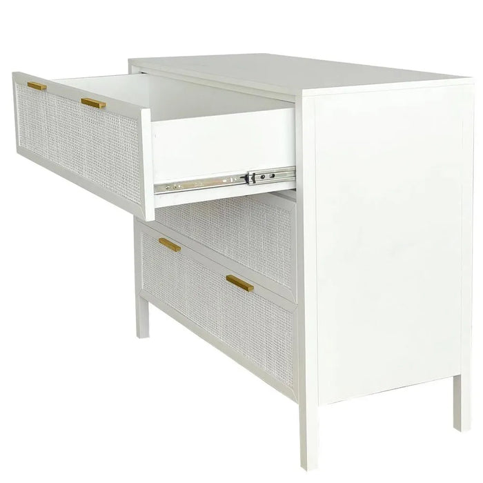 Santorini 1.0m Hamptons Dresser - White