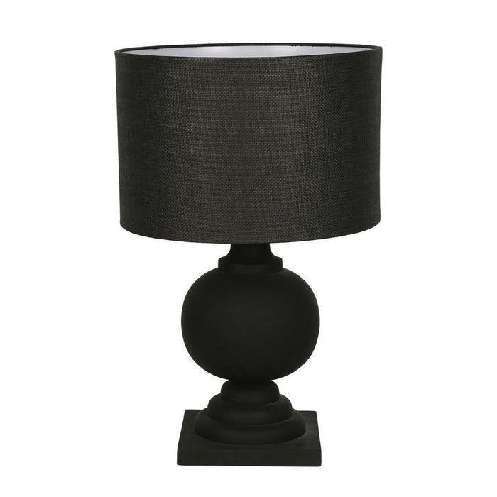 Coach - Black - Turned Wood Ball Balustrade Table Lamp
