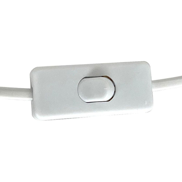 Lucca Small Blue & White Jar Shaped Lamp W/ Shade