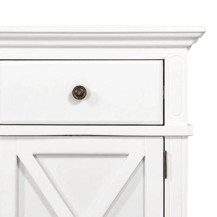 White Sorrento 4 Door 4 Drawer Buffet 188cm