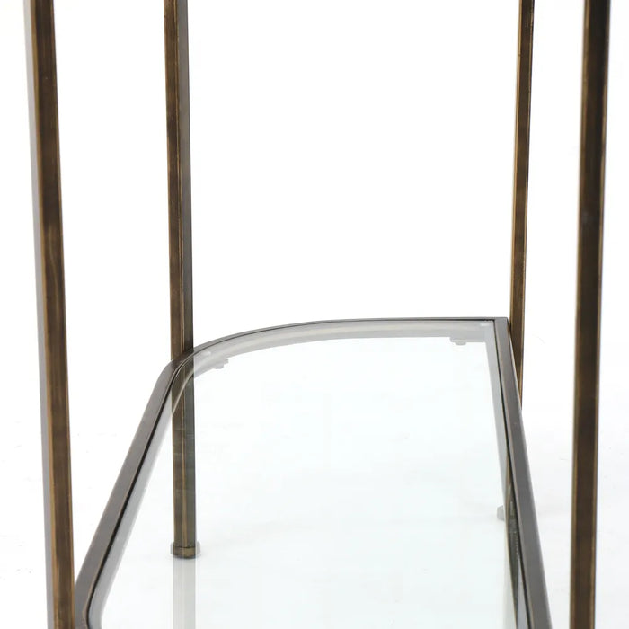 Palladium Glass Hallway Table 120cm