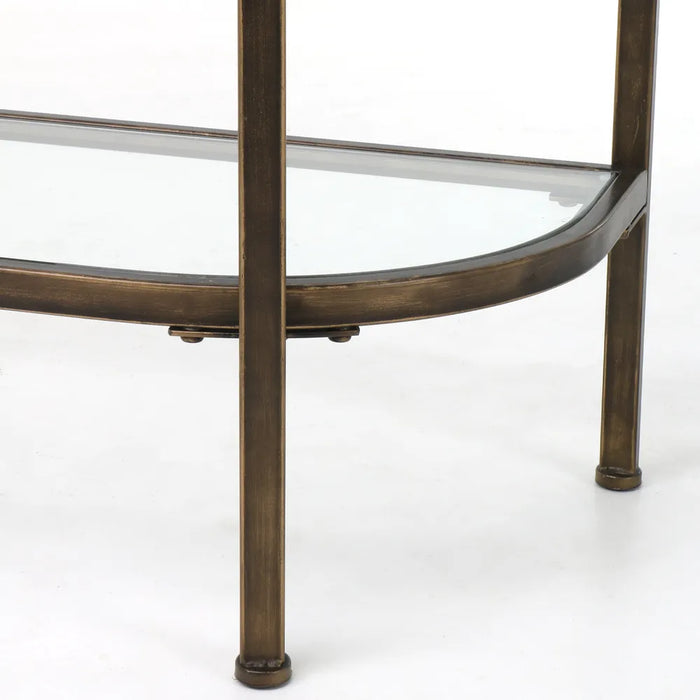 Palladium Glass Hallway Table 120cm