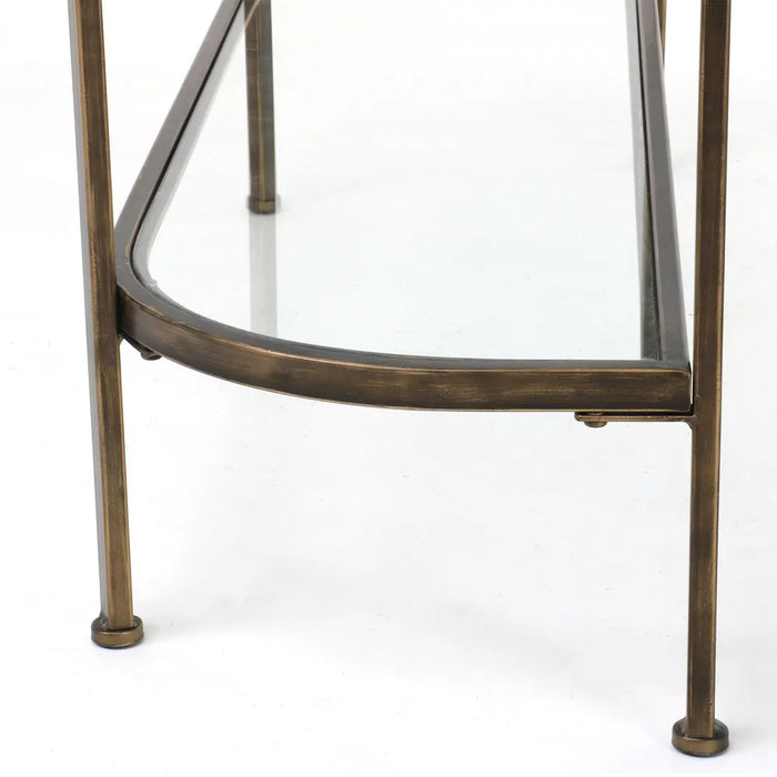 Palladium Glass Hallway Table 120cm