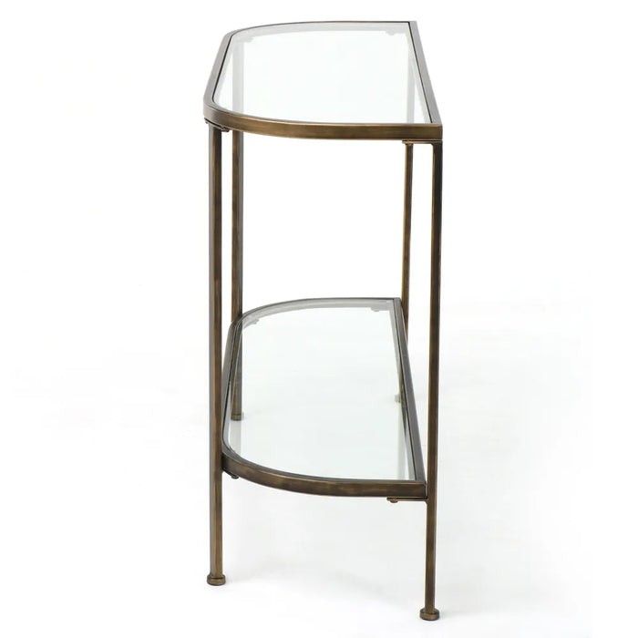 Palladium Glass Hallway Table 120cm