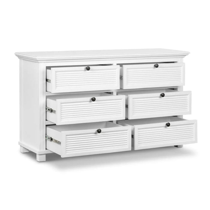 West Beach 1.4m 6 Drawer Chest of Drawers