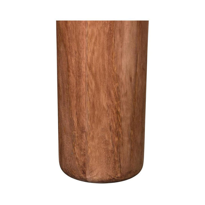 Flask Wood Floor Lamp Base Saddle- Base Only