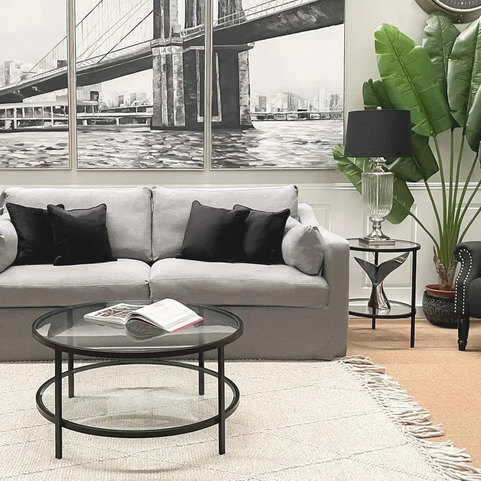 Palladium 90cm Round Coffee Table