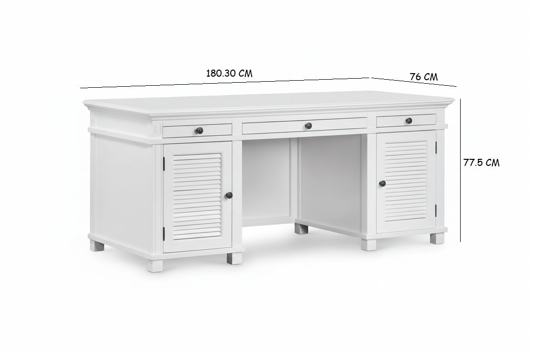 West Beach Hampton Office Desk 180cm