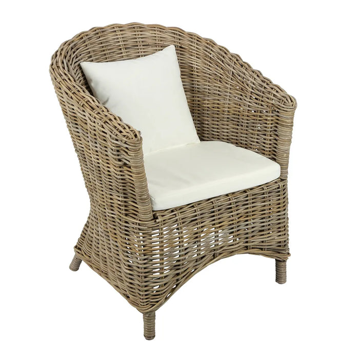 Natural Nova Rattan Chair with Cushion