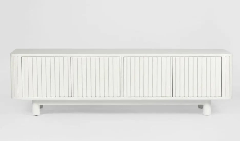 Vince 1.8m Entertainment Unit - Off White