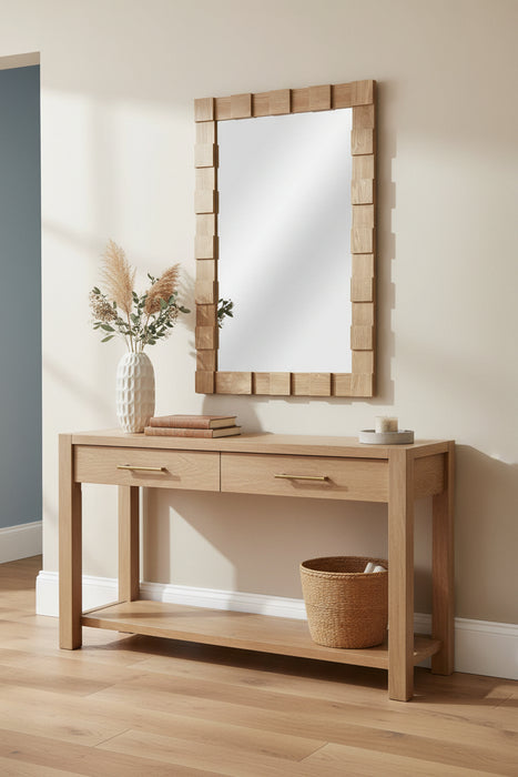 Monument Wall Mirror Oak