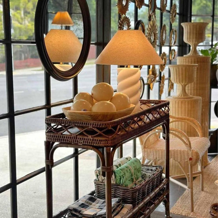 Twist Column Lamp & Shade