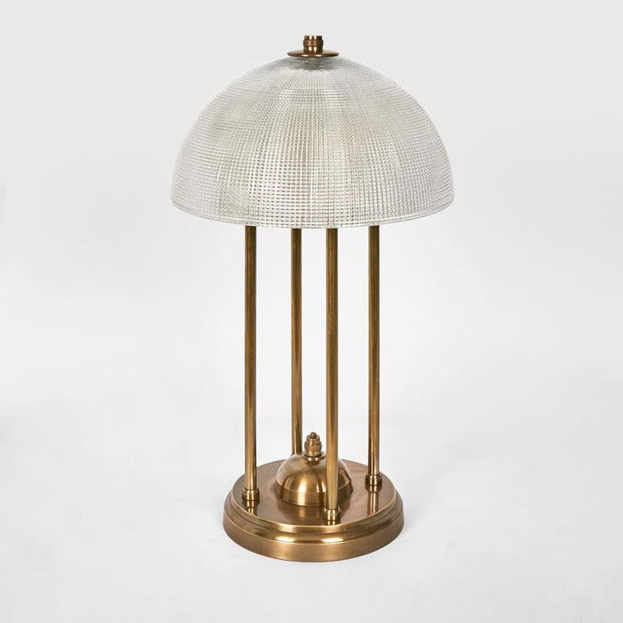 Victor Table Lamp With Textured Glass