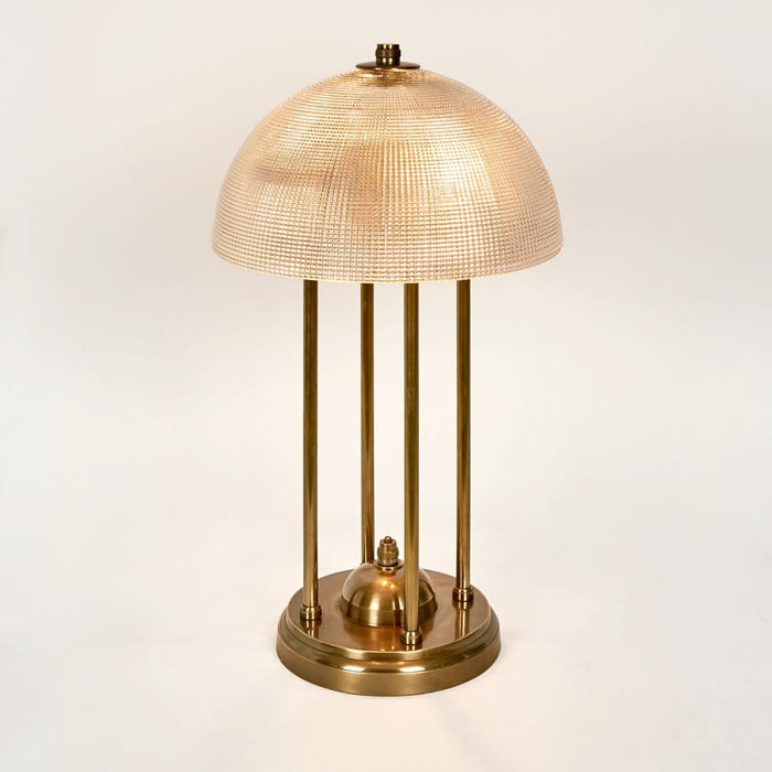 Victor Table Lamp With Textured Glass