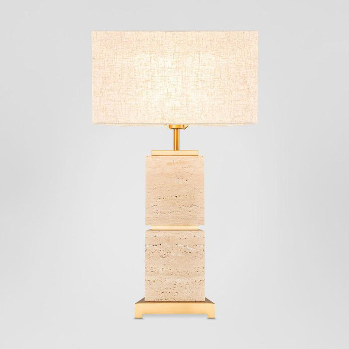 Ashley Travatine Table Lamp with shade