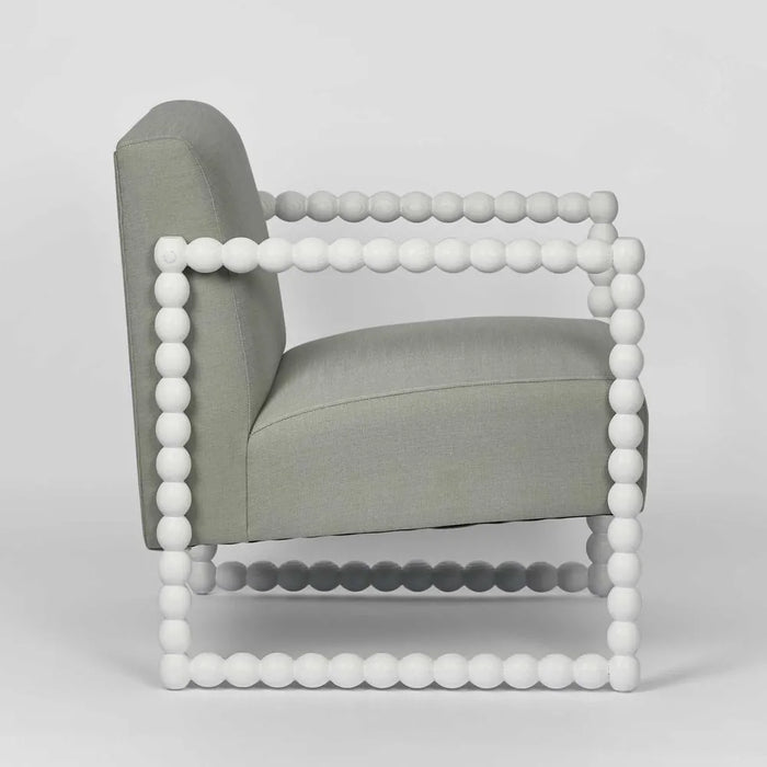 Bobbin Armchair - Seafoam