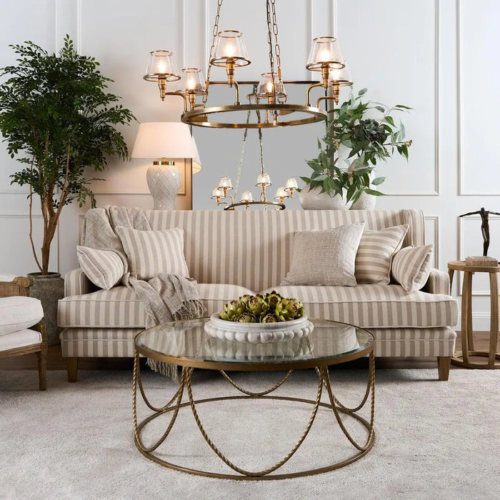Palais 100cm Round Coffee Table - Gold