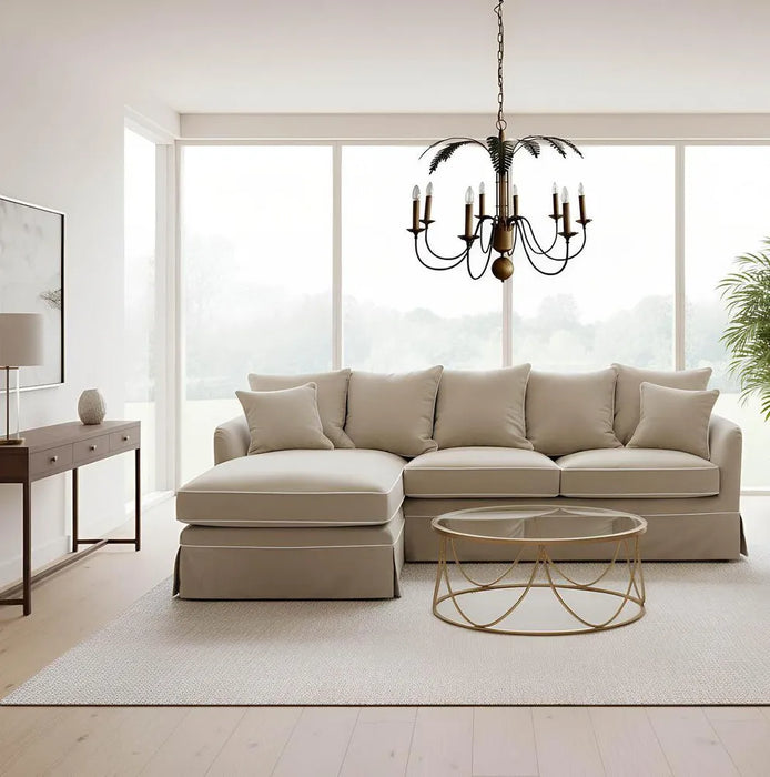 Palais Round Coffee Table - Gold 100cm