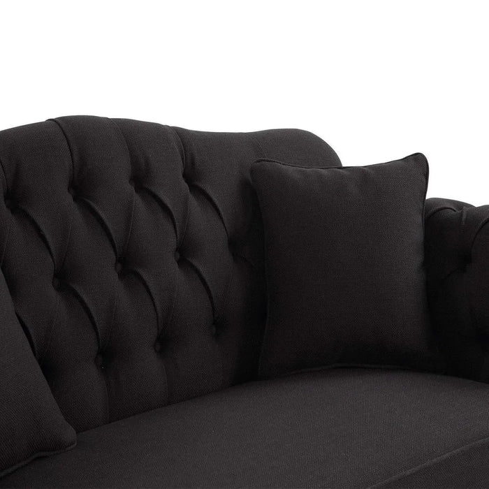 3 Seater Charcoal Vaucluse Sofa