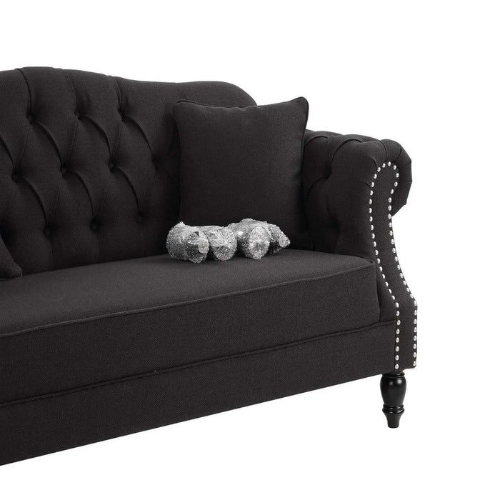3 Seater Charcoal Vaucluse Sofa