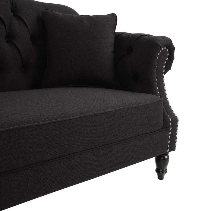 3 Seater Charcoal Vaucluse Sofa