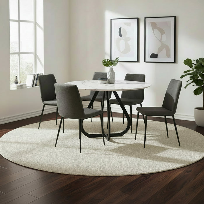 Moorgate 90cm Dining Table Black