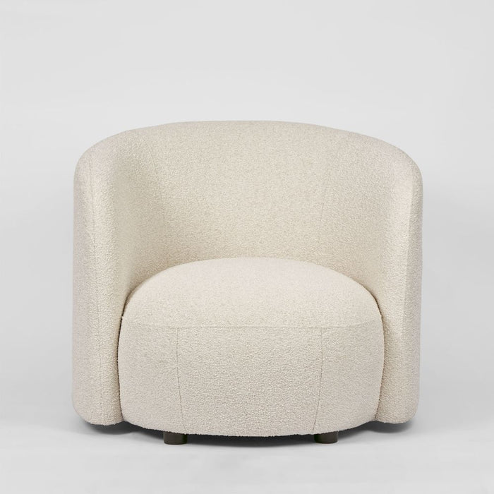 Off White Cleo Boucle Chair