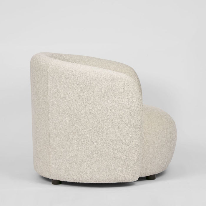 Off White Cleo Boucle Chair