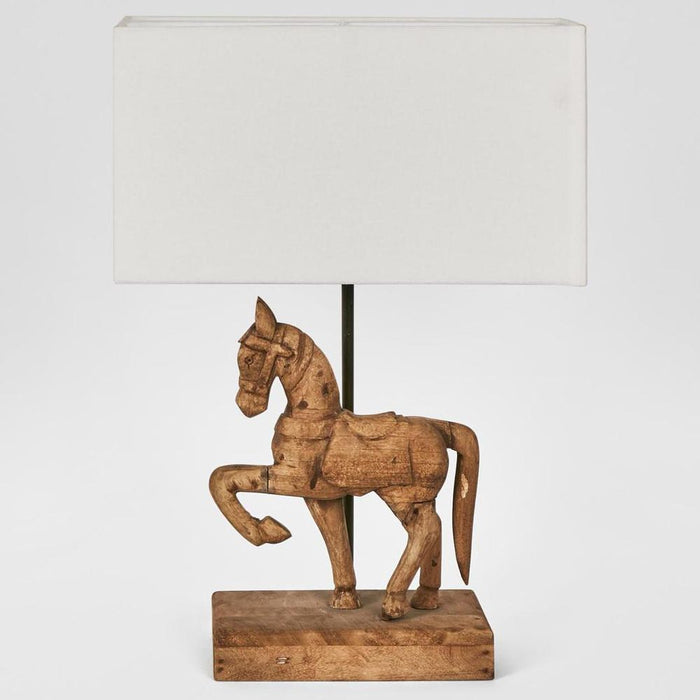 Clyde Table Lamp Base Dark Natural- Base Only