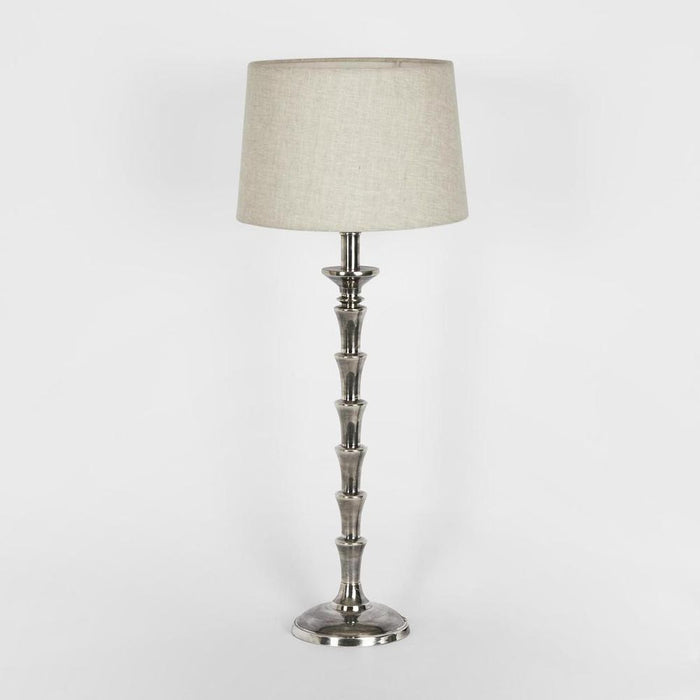Jordan Table Lamp Base Antique Silver- Base Only