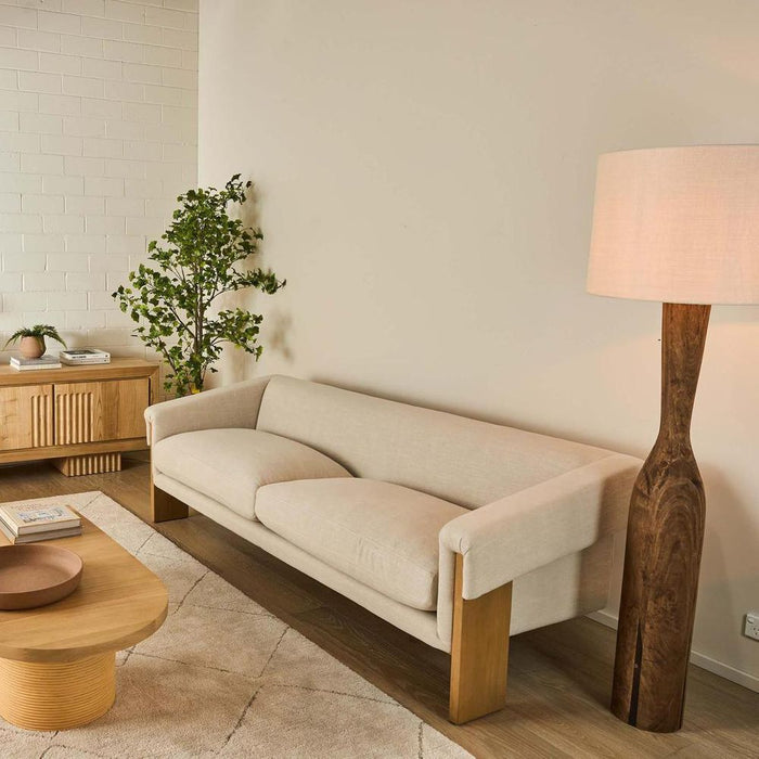 Callum Timber Floor Lamp Base- Base Only