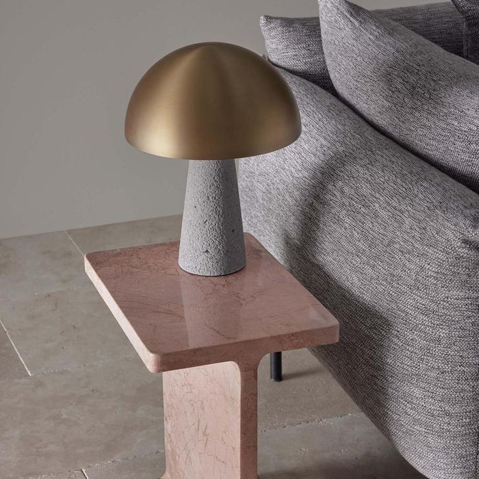 Degraves Concrete & Brass Table Lamp & Shade