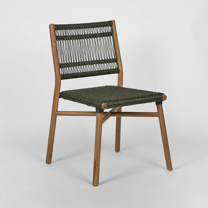 Wategos Charcoal Outdoor Teak Dining Chair