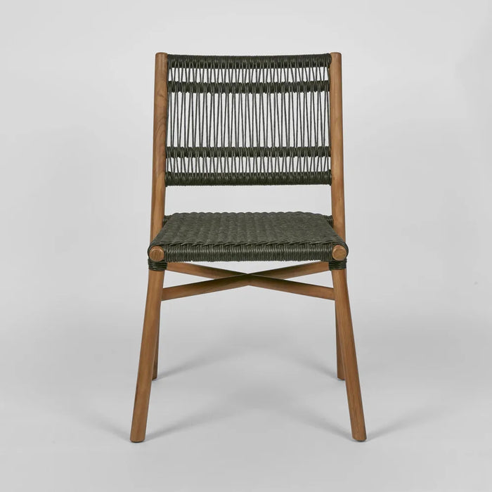 Wategos Charcoal Outdoor Teak Dining Chair