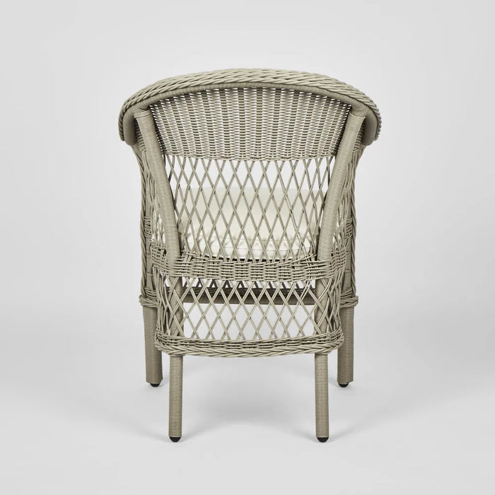 Grey Marco Aluminium Synthetic Wicker Outdoor Chair