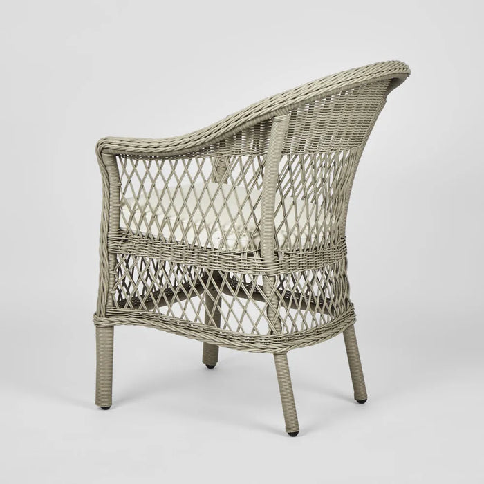 Grey Marco Aluminium Synthetic Wicker Outdoor Chair