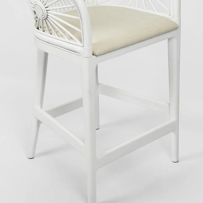 White Solstice Counter Stool