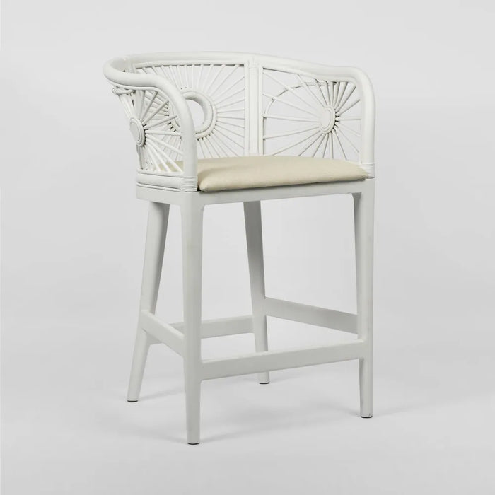 White Solstice Counter Stool