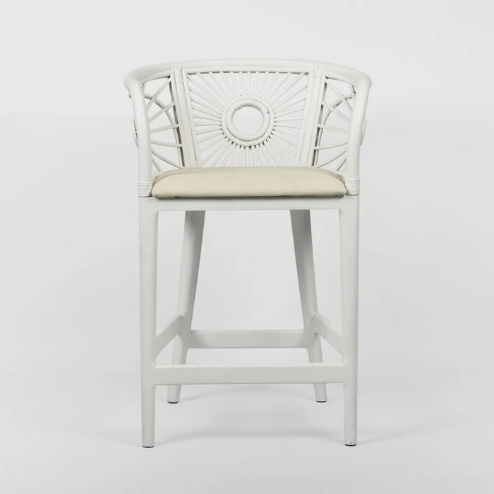 White Solstice Counter Stool