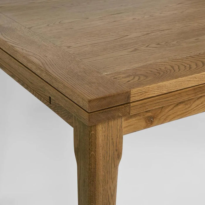Rossa Extendable 180 to 280cm Hamptons Dining Table Oakwood