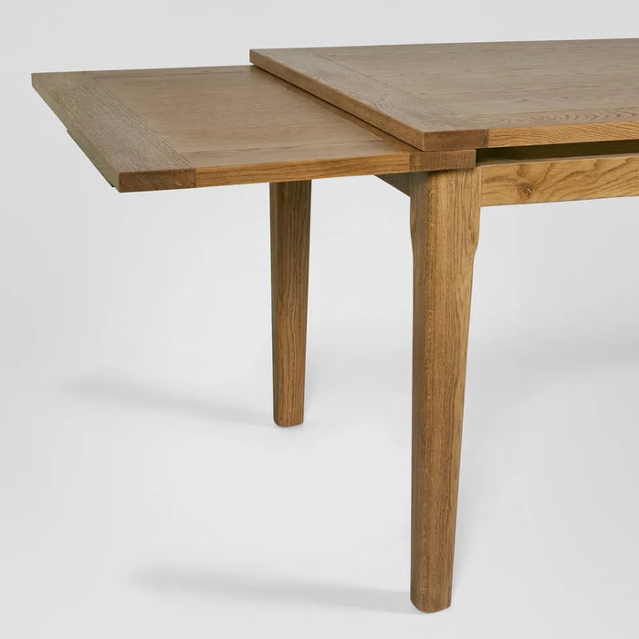 Barrosa Extendable Hamptons Dining Table Oak Wood