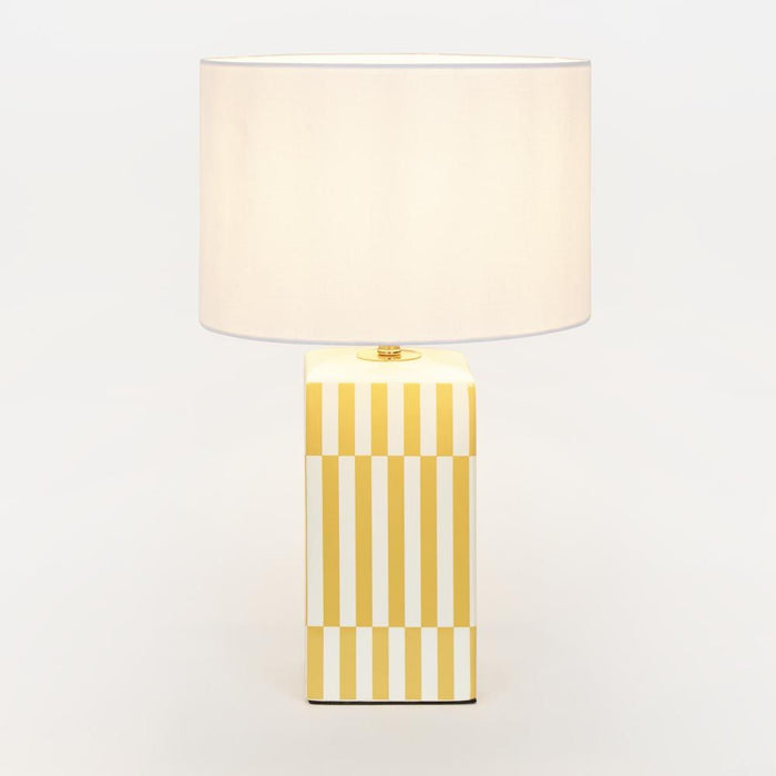 Parlour Yellow Table Lamp & Shade