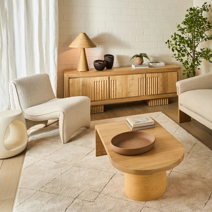 Rock 2.1m Entertainment Unit - Natural