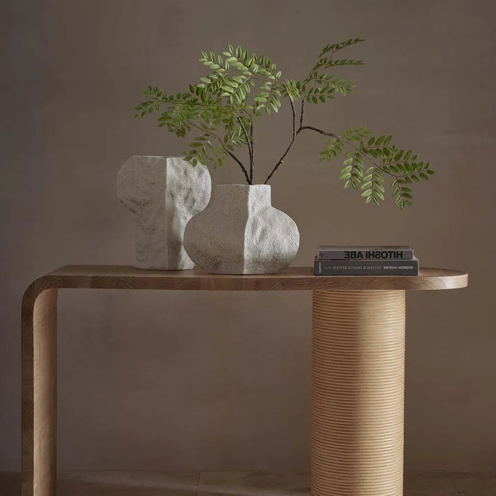 Rock 1.4m Hallway Console Table - Natural