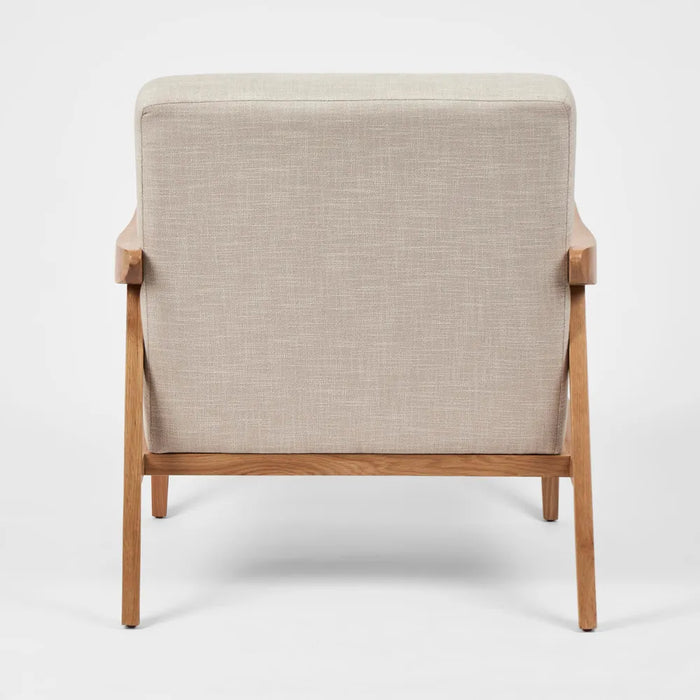 Preston Armchair Ash Natural Fabric